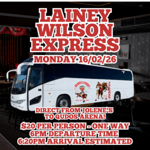Lainey Wilson Express Monday 16/02/2026